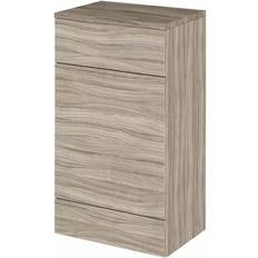 Hudson Reed Fusion wc Unit with Coloured Worktop 500mm Wide Driftwood