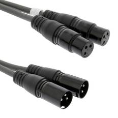 3 pin xlr Loops Twin 3 Pin XLR XLR Female Socket Mic