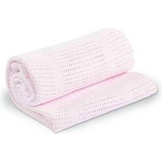 Baby Nests & Blankets Mary Meyer lulujo Baby Cellular Baby Blanket Pink