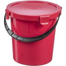 Plast spand Plast Team Spand med låg 5 Liter Scarlet rød