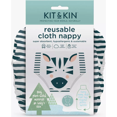 Multicolour Cloth Diapers Kit & Kin Reusable Cloth Nappy (Zebra Design)