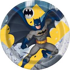 Birthdays Disposable Plates Unique Party Disposable Plates Batman Multicolour 8-pack