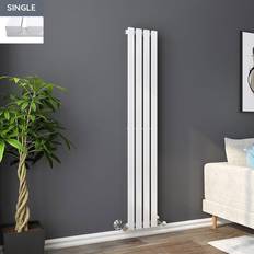 Radiators WarmeHaus Lulea 1600 White Single Panel Vertical
