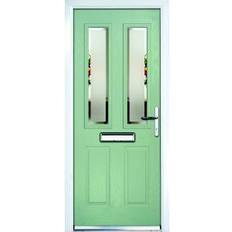 Crystal 4 Panel Frosted Glazed External Door (x)