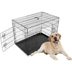 FoxHunter Pet Cage 30 inch Black