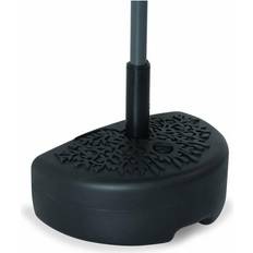 Sweeek Alice's Garden - Black plastic semi-circular half parasol base