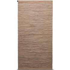 Rug Solid Cotton Brown 75X135cm