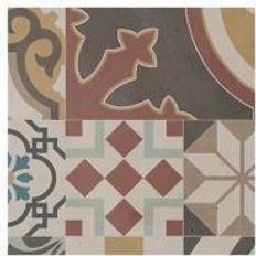 Splashwall Alloy Brown Moroccan Tile Mosaic Aluminium Splashback, H800mm