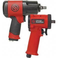 3 4 impact wrench Chicago Pneumatic 1/2" Drive 922 Ft/Lb Torque 8,200 RPM Air Impact Wrench Palm Grip, 1/2" Hex Square, 3/8" Min Hose, 1/4 NPT Inlet, 5.2 CFM, 90 psi