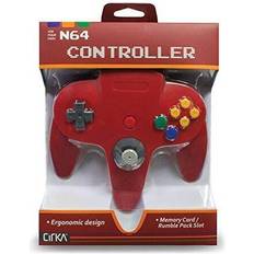 Manettes de jeu cirKa controller for N64 (Red)