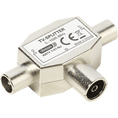 Vivanco TV-SPLITTER 2-VÄGS METAL SKÄRMAD