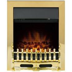 Fireplaces Adam Blenheim Electric Inset Fire, 2000 w, Brass, 10297