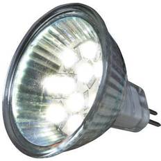Smd led varmhvid mr16 fatning 12v 1w