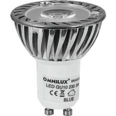 Uv lampa ljuskällor Omnilux GU-10 230V 1x3W LED UV activ