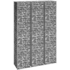 vidaXL Gabioner 3 st 30x30x150 järn