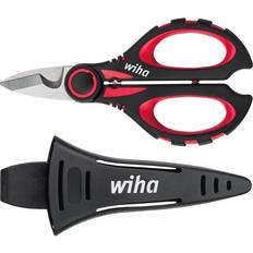 Wiha Krympetenger Wiha 160 SB Prof. elec; Cable Shears Crimping Cutting, Stripping Crimping Cables, Includes Protective case retaining Krympetang