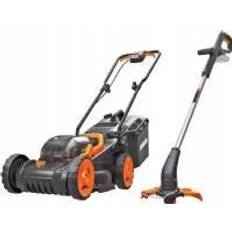 Worx Grasmaaiers Worx Accu Grasmaaier WG779E 2x20V