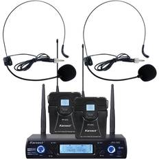 JRU-562/PT-51C/HT-11A trådlöst 2 x headset-mikrofon-set