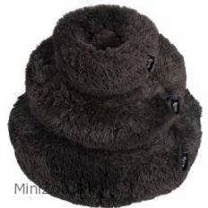 Hunde donut Fluffy donut hundeseng Mørk