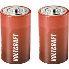 D lr20 1.5v Voltcraft LR20 D-batteri Alkali-mangan 18000 mAh 1.5 V 2 stk