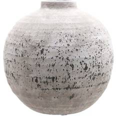 Hill Interiors Tiber Large Stone Ceramic Vase Vase