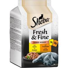 Sheba fresh Sheba Fresh & Fine 6 50 - Kyckling + Kalkon