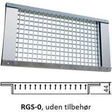 Lindab 150mm Lindab RGS rundrørsrist - RGS-0 - 425 mm, 150 mm min. kanalmål Ø315