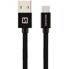 Swissten tekstil USB USB-C 3.0m
