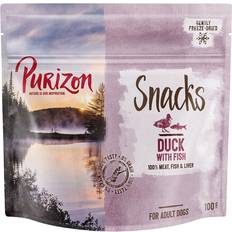 Purizon Pesci e Rettili Animali domestici Purizon Snack Per Cani Anatra Con Pesce 3 x 100 g