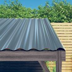 Steel Pavilion Roofs vidaXL grey, 60 36x Roof Panels