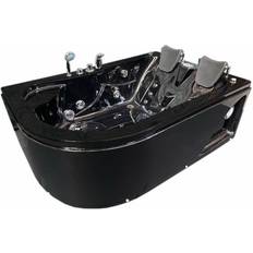 Simba bath tub black varadero hot tub 170x115cm