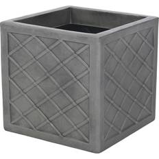 Strata Sankey Lazio 32cm Square Planter Pewter