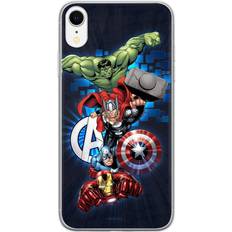 Marvel Original case printed with Avengers 001 for iPhone XR navy blue (MPCAVEN059) universal