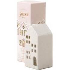 Brugskunst Paddywax Keramikby Rökelse Vitt Duftlys