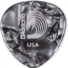 D'Addario Acrylux Nitra Mandolin Picks Black Pearl Extra Heavy 1.5mm 3 Pack 2AN7-03