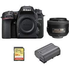 Fotocamere Digitali Nikon D7500+AF-S 35mm F1.8G SanDisk Extreme 64G SD+EN-EL15A Batteria