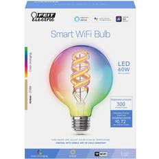 Light Bulbs Feit Electric Feit Electric 60W G30 Spiral Filament LED Smart Bulb 1pk