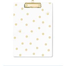 Gold Clipboards & Display Stands Kate Spade New York Acrylic Clipboard with Low Profile