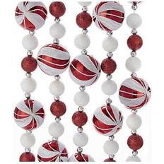 Kurt Adler S. H9563 Garland, Red/White