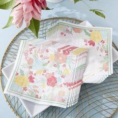 Serviettes en papier Kate Aspen Garden Blooms 2 Ply Paper Napkins Set of 30