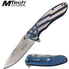 MTECH Folding Knife Blade American Flag EDC #N/A