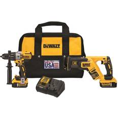 Hammer Drills Dewalt 20V MAX* XR Cordless Drill Combo Kit, Brushless, 5.0-Ah, 2-Tool (DCK294P2)