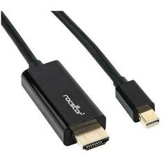 Rocstor Y10C196-B1 6Ft Mini Displayport To Hdmi 30Hz Cable