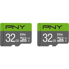 Pny micro sd card PNY Elite microSDHC Class 10 UHS-I U1 100MB/s 32GB (2-Pack)