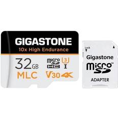 Industrial sd Gigastone [10x High Endurance] Industrial 32GB MLC Micro SD Card, 4K Video Recording, Security Cam, Dash Cam, Surveillance Compatible 95MB/s, U3