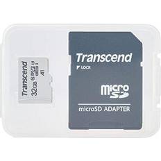 Transcend 32GB microSDHC 300S Memory Card with adapter, Class 10, U1, 95MB/s Eco packaging