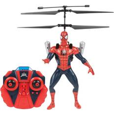 Spider-Man Toy Helicopters World Tech Toys Marvel Flying Spidernan Figure IR Helicopter