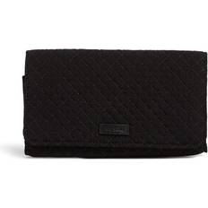 Vera Bradley Women s Microfiber RFID Trifold Clutch Wallet Classic Black