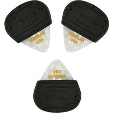 Fender Mojo Grip Celluloid Guitar Picks Medium White Moto 3pk