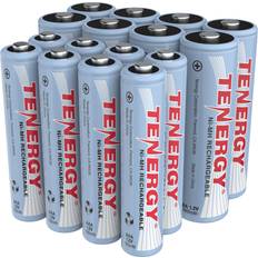 Batteries - NiMH Batteries & Chargers Combo: 16 pcs NiMH Rechargeable Batteries (8AA/8 AAA)